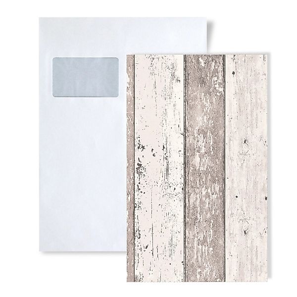 PROFHOME 1 MUSTERSTÜCK S-855053-GU DIN A4 MUSTER der Holzoptik Tapete günstig online kaufen