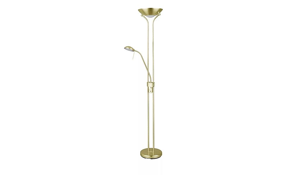 KHG LED-Deckenfluter, 2-flammig, messing-matt - gold - 180 cm - Lampen & Le günstig online kaufen