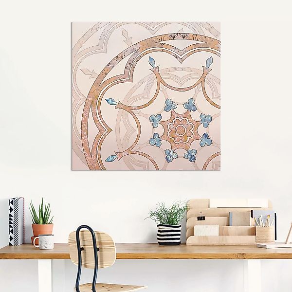 Artland Wandbild "Boho Mandala", Muster, (1 St.), als Alubild, Outdoorbild, günstig online kaufen