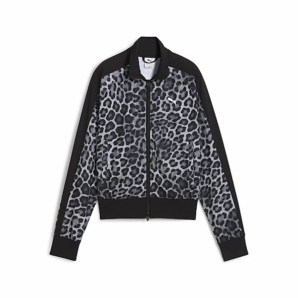 PUMA Trainingsjacke "T7 LEO LUXE Kurze Trainingsjacke mit Allover-Print Dam günstig online kaufen