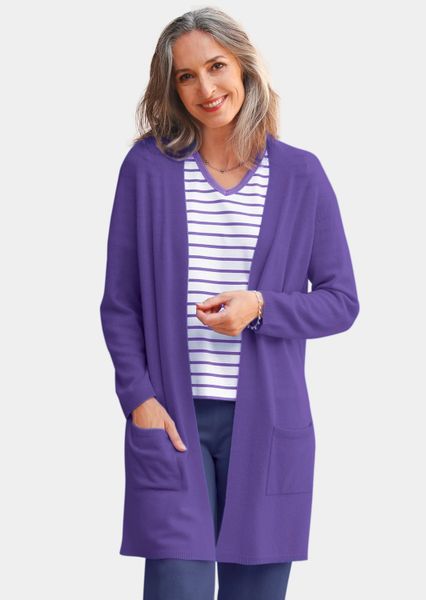 GOLDNER Strickjacke Kurzgröße: Modische Kaschmir-Longstrickjacke günstig online kaufen