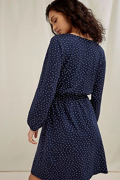 Marta Leaf Print Kleid günstig online kaufen