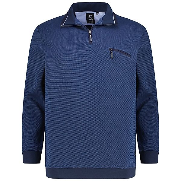 Hajo Sweatshirt "Stay Fresh", bügelfrei Farbe royalblau Größe: 4XL günstig online kaufen