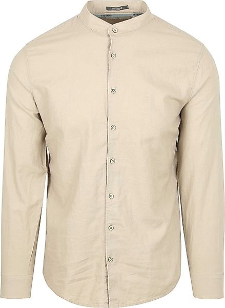 No Excess Hemd Leinen Blend Beige - Größe XL günstig online kaufen