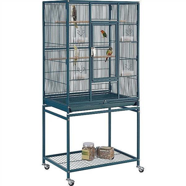 Yaheetech Vogelkäfig, Vogelvoliere mit Tür Vogelhaus günstig online kaufen