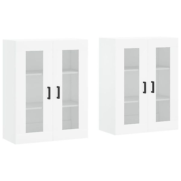 vidaXL Sideboard Wandschränke 2 Stk. Weiß günstig online kaufen