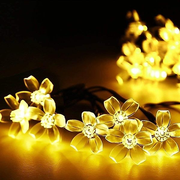 Salcar LED Solarleuchte 5m Solar-Lichterkette mit günstig online kaufen