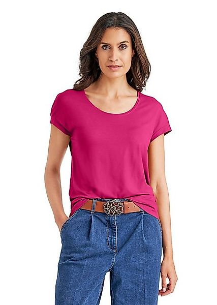 MADELEINE Kurzarmshirt Shirt mit Rundhals-Ausschnitt günstig online kaufen