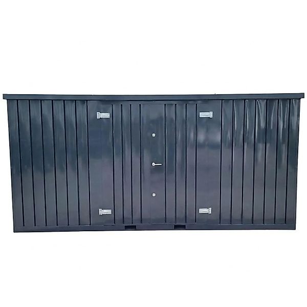 LagercontainerXXL 6m Lagercontainer mit Doppeltür auf der Langen Seite RAL7 günstig online kaufen