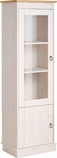 OTTO home Vitrine "Indra" aus massiver Kiefer, FSC, 2trg., Höhe 145 cm, dez günstig online kaufen