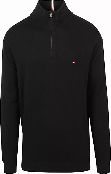 Tommy Hilfiger Big & Tall Half Zip Pullover Schwarz - Größe 3XL günstig online kaufen