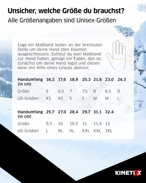 Kinetixx Fahrradhandschuhe Warme Trigger-Winterfahrradhandschuhe Luzan, Kin günstig online kaufen