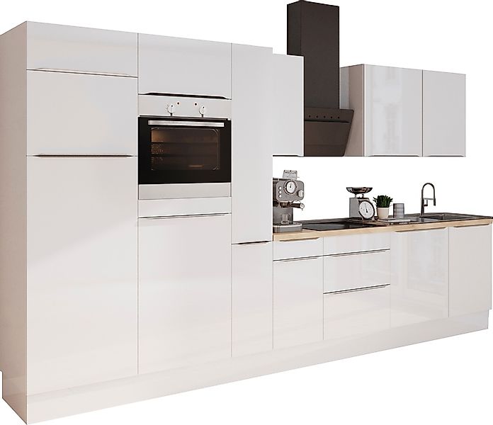 KOCHSTATION Küchenzeile "KS-Aken" Breite 360 cm, wahlweise mit E-Geräten, m günstig online kaufen