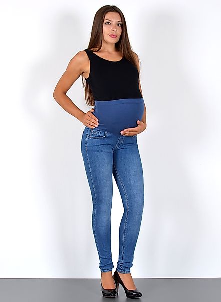 ESRA Umstandsjeans J531 Damen Skinny Fit günstig online kaufen