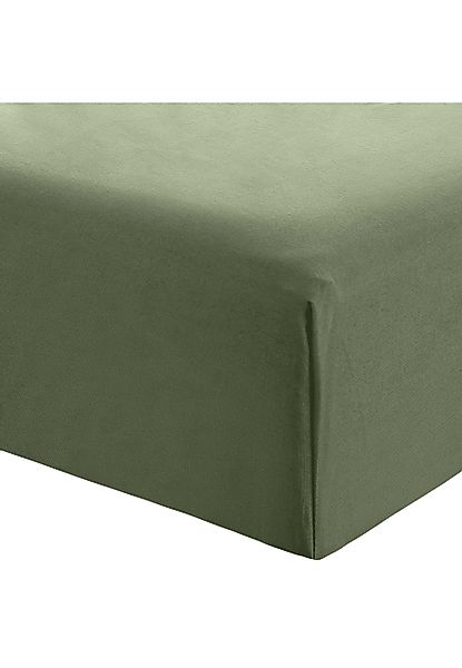 MELA Spannbettlaken Unisex Perkal Spannbetttuch KASOL, günstig online kaufen