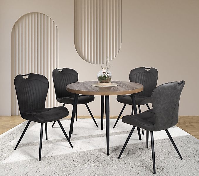 Duo Collection Essgruppe "Esszimmergruppe Marla & Zoe" Set, 5-tlg., 5 Stk. günstig online kaufen