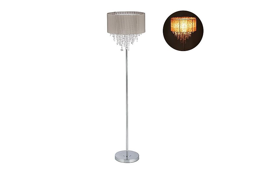 relaxdays Stehlampe Organza Kristall günstig online kaufen