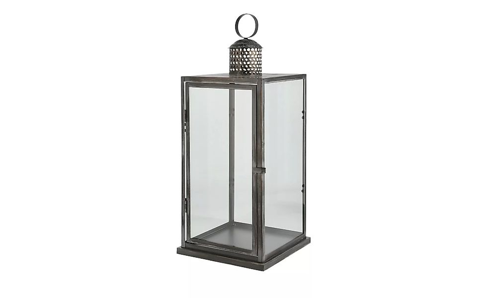 Laterne - braun - Metall, Glas - 20,5 cm - 50 cm - 20,5 cm - Dekoration > L günstig online kaufen