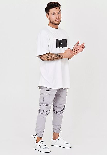 behype Cargohose "YONAH", mit elastischem Bund günstig online kaufen