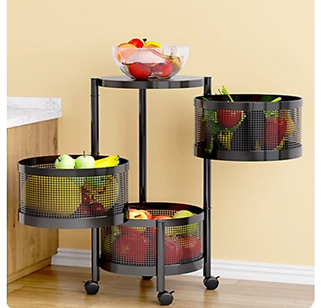 GarveeMore Küchenregal Universall multifunktionales Regal Küchenrollwagen, günstig online kaufen