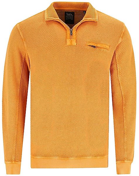 Hajo Sweatshirt Modisches Herren Sweatshirt mit Troyer Kragen (1-tlg) Baumw günstig online kaufen
