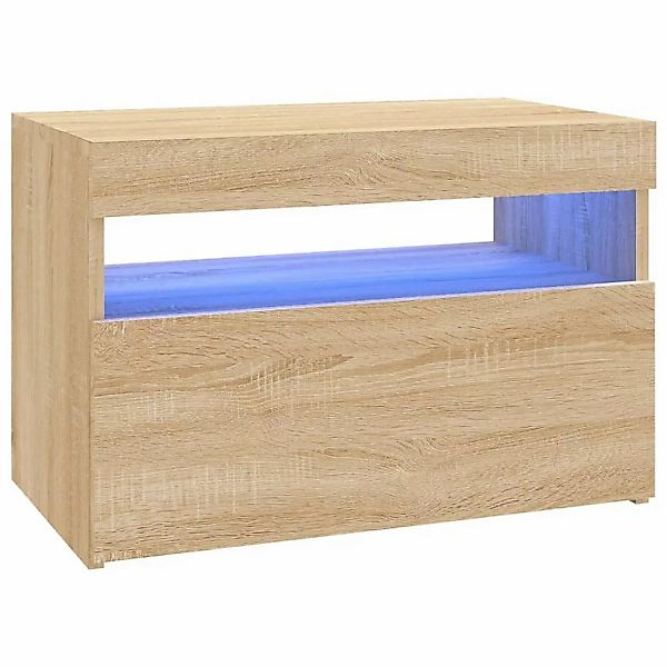 Tv-schränke Led-leuchten 2 Stk. Sonoma-eiche 60x35x40 Cm günstig online kaufen