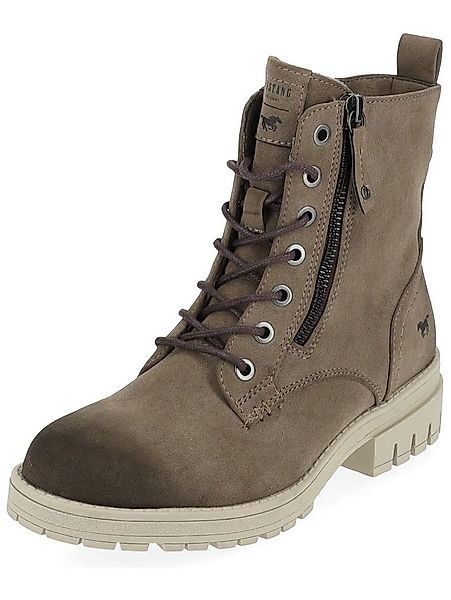 Mustang Shoes Mustang Shoes Stiefelette Lederimitat Schnürstiefelette günstig online kaufen