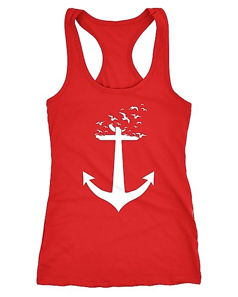Neverless Tanktop Damen Tank-Top Anker Vögel günstig online kaufen