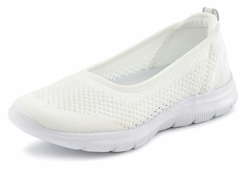 LASCANA Sneaker Ballerinas, ultraleichter Slipper, Freizeitschuh zum Reinsc günstig online kaufen