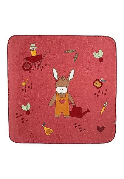 Sterntaler® Badetücher Badetuch 100 x 100 cm ESEL Emmily, 100 % Baumwolle ( günstig online kaufen