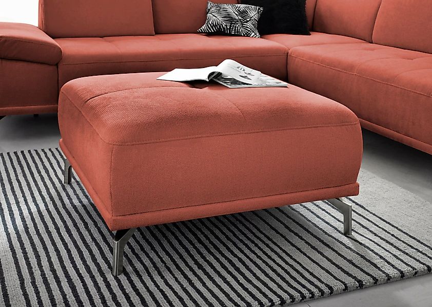 Places of Style Polsterhocker "Caluna", moderner Sitzhocker in hochwertiger günstig online kaufen