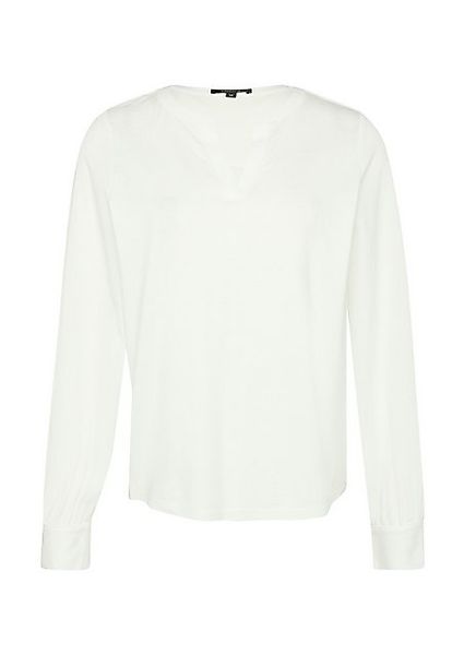 Comma Blusenshirt in Unifarbe günstig online kaufen
