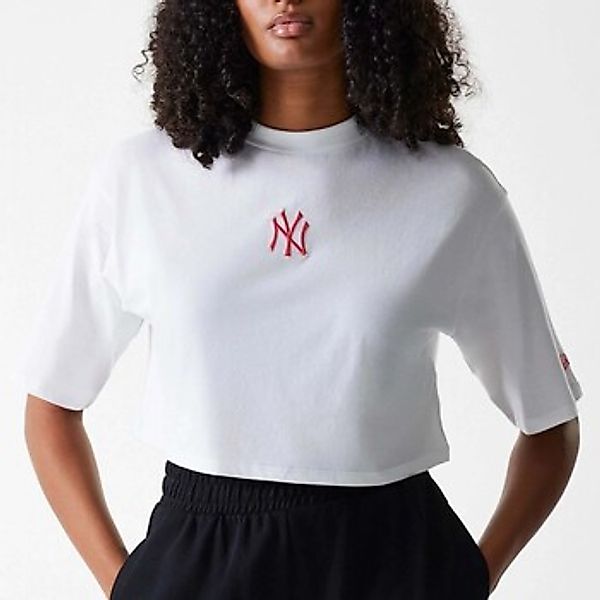 New-Era  T-Shirt Wmns Le Midi Crop Tee Neyyan Whi günstig online kaufen