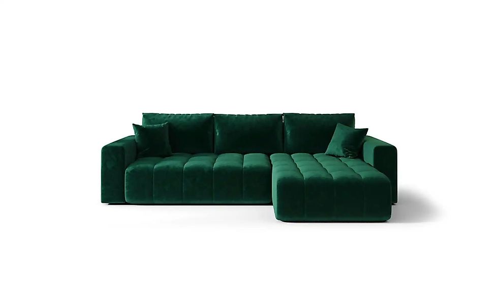 Ecksofa  Milo ¦ grün ¦ Maße (cm): B: 280 H: 85 Polstermöbel > Sofas > Eckso günstig online kaufen