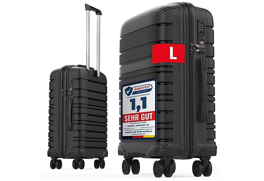 GENTOR Hartschalen-Trolley Koffer Reisekoffer Hartschalenkoffer Trolley Rol günstig online kaufen