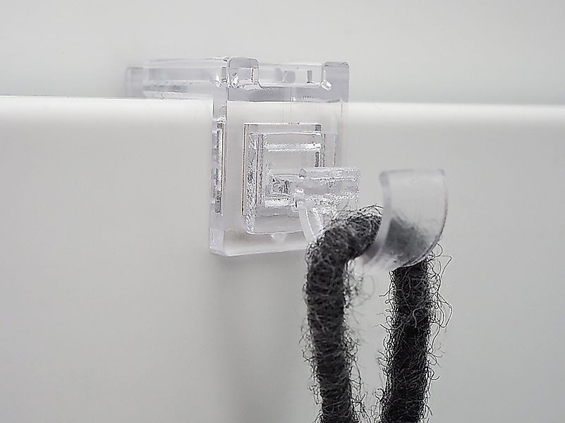dekohaken24.de Klemmhalter für Gardinenstangen Fensterhaken/Dekohaken inkl. günstig online kaufen