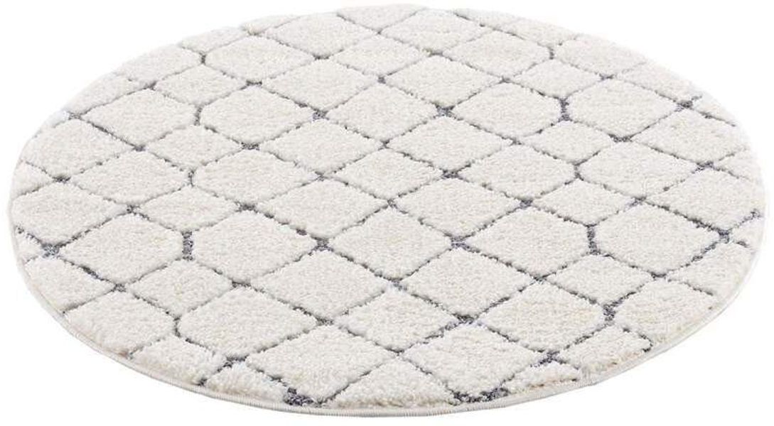 Carpet City Hochflor-Teppich "Focus 4499" rund 20 mm Höhe Boho-Teppich, Hoc günstig online kaufen