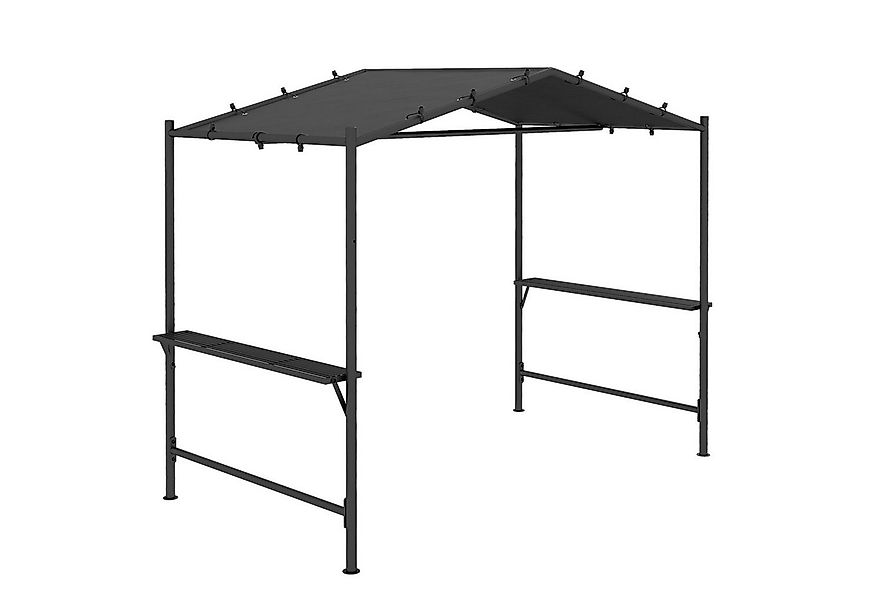 Outsunny Grillpavillon ca. 3 x 1,5m Grillüberdachung mit 2 Seitenablagen, m günstig online kaufen