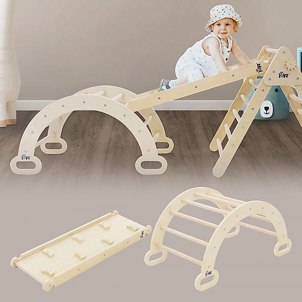 Joyz Klettergerüst Indoor Holz Spielplatz Motorik günstig online kaufen