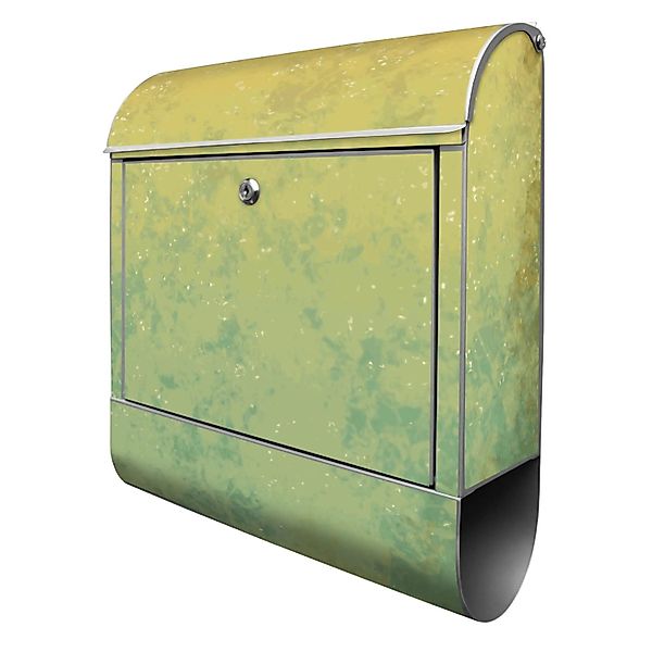 Banjado Design Briefkasten Silber Pulverbeschichtet 39x47x14cm 2 Schlüssel günstig online kaufen