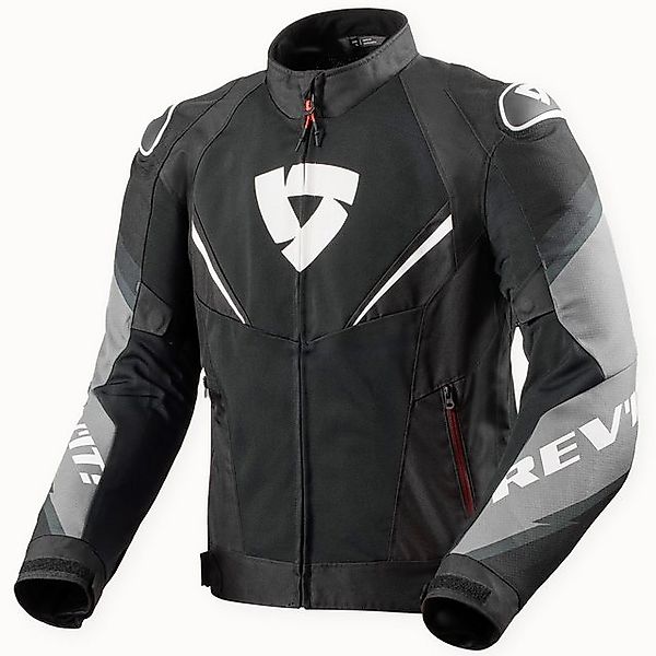 Revit Motorradjacke Revit Quantum 3 Air Textiljacke Schwarz / Weiss günstig online kaufen