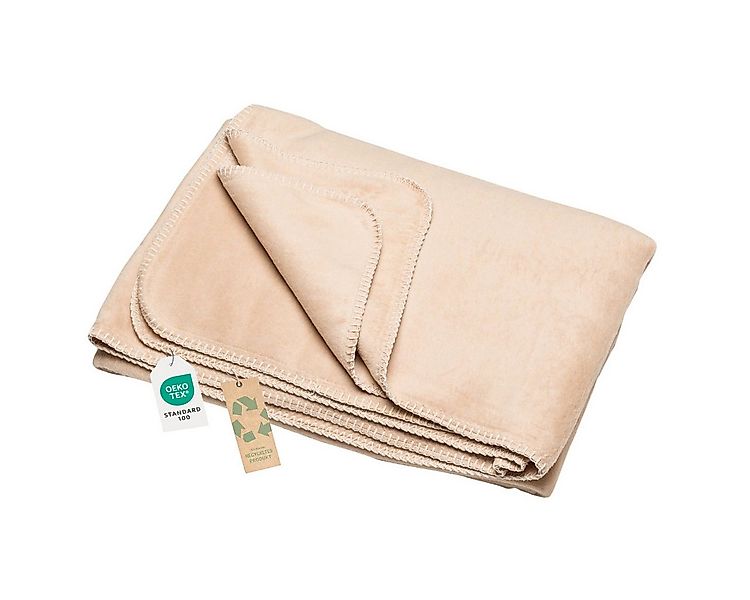 Wohndecke Fussenegger kuschelige Wohndecke Prato zement Schlafdecke 150x200 günstig online kaufen