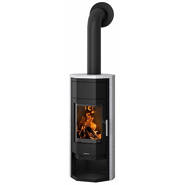 Justus Usedom W+ Kaminofen Speckstein Grau 5 kW günstig online kaufen