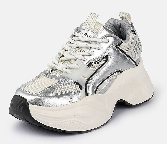 Buffalo Yuno one Plateausneaker Halbschuh, Schnürschuh, Retro-Sneaker mit M günstig online kaufen