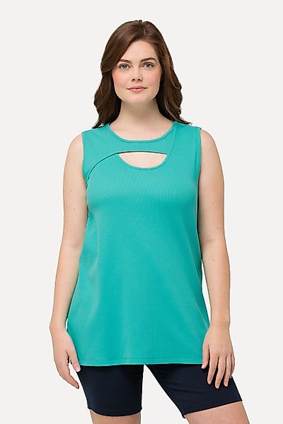 Ulla Popken Longtop Top Rippjersey Rundhals günstig online kaufen