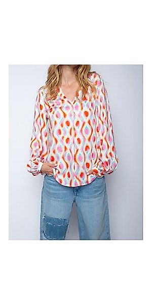 Emily Van Den Bergh Hemdbluse Bluse EMILY VAN DEN BERGH weiß multi günstig online kaufen