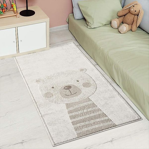 Carpet City Kinderteppich "MARA710" rechteckig 11 mm Höhe Kinderzimmer, Kur günstig online kaufen