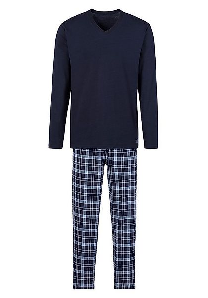 s.Oliver Pyjama (2 tlg., 1 Stück) mit Karo-Hose günstig online kaufen