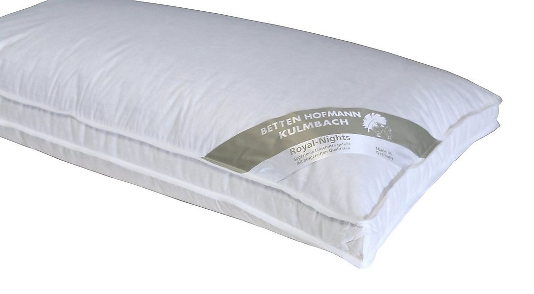 Betten Hofmann Federkopfkissen Franken Kopfkissen 40x80 mit Außensteg Feder günstig online kaufen