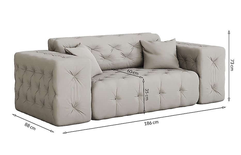 Fun Möbel Sofa Sofa Designersofa CHANTAL günstig online kaufen